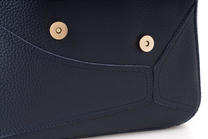 Lucky Bees Bolso de Hombro Azul Oscuro